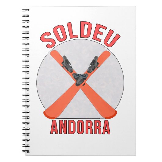 Soldeu, Andorra Notitieboek (Voorkant)