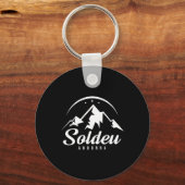 Soldeu Andorra skigebied snowboarden Sleutelhanger (Voorkant)