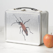 Soldier Beetle Painting on Metal Lunch Boxes (In situ)
