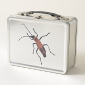 Soldier Beetle Painting on Metal Lunch Boxes (Voorkant)