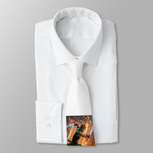 Soldier Designed Print Socks Stropdas (Gebonden)