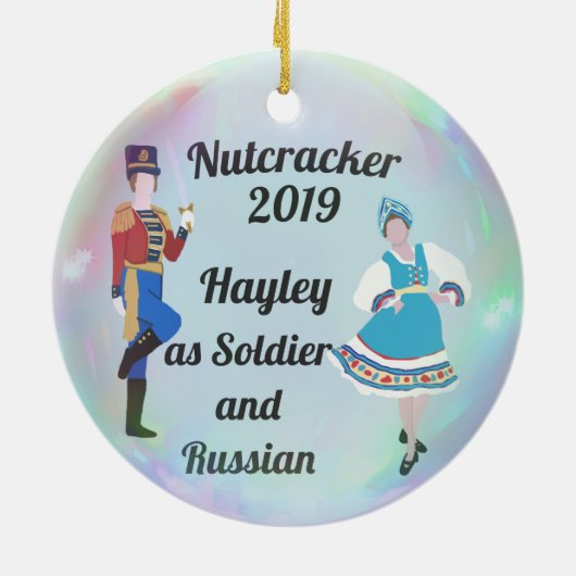 Soldier en Russisch Ornament van de Nutkraker (Achterkant)