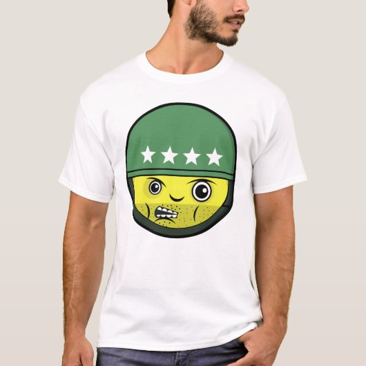 Soldier Face T-shirt (Voorkant)