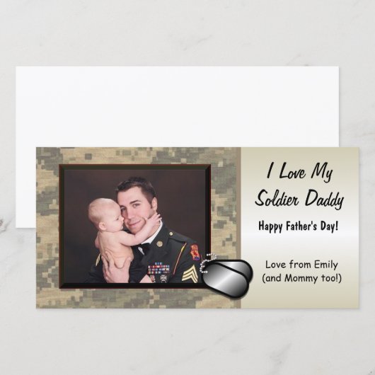 Soldier Fathers Day  (Voorkant / Achterkant)