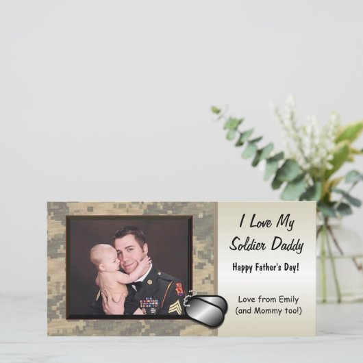 Soldier Fathers Day  (Staand voorkant)