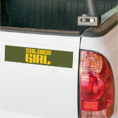 SOLDIER GIRL BUMPERSTICKER (Op Truck)