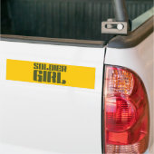 SOLDIER GIRL BUMPERSTICKER (Op Truck)