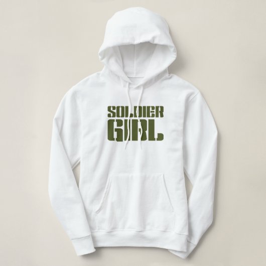 SOLDIER GIRL HOODIE (Design voorkant)