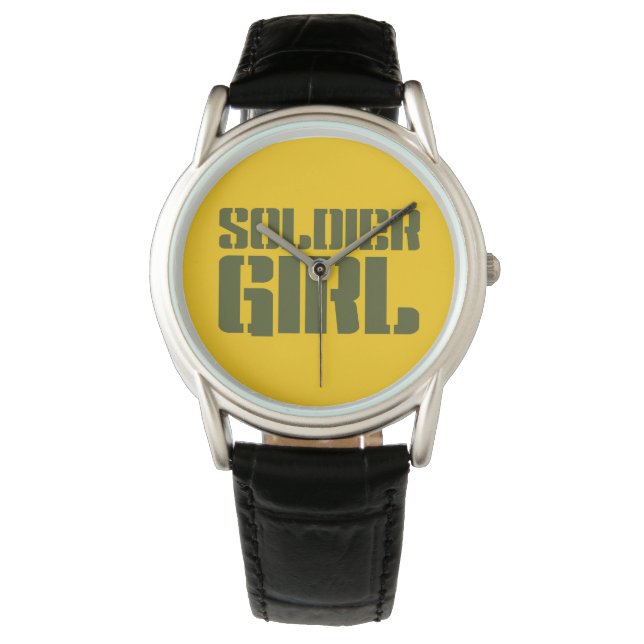 SOLDIER GIRL HORLOGE (Voorkant)