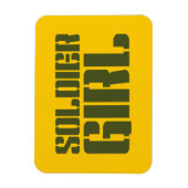 SOLDIER GIRL MAGNEET (Verticaal)