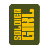 SOLDIER GIRL MAGNEET (Verticaal)