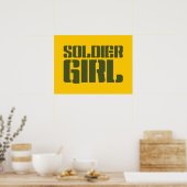 SOLDIER GIRL POSTER (Keuken)