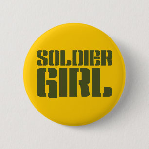 SOLDIER GIRL RONDE BUTTON 5,7 CM