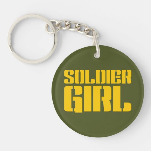 SOLDIER GIRL SLEUTELHANGER (Voorkant)