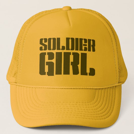 SOLDIER GIRL TRUCKER PET (Voorkant)