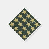Soldier Joe Camouflage Patriotic Green Gold Party Servetten (Hoek)