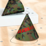 Soldier Joe GI Camouflage Feesthoedjes<br><div class="desc">Neem veel afbeeldingen, het zal een feest zijn om het te herinneren! Deze camouflage feestjes petten zullen je plezier doen toenemen. Pas ze aan als je ze wilt personaliseren. Ze zijn perfect voor verjaardagen, afstuderen, feestdagen of GA JOE-themafeels. Zoek andere leuke ideeën die allemaal deel uitmaken van het GI Camouflage...</div>