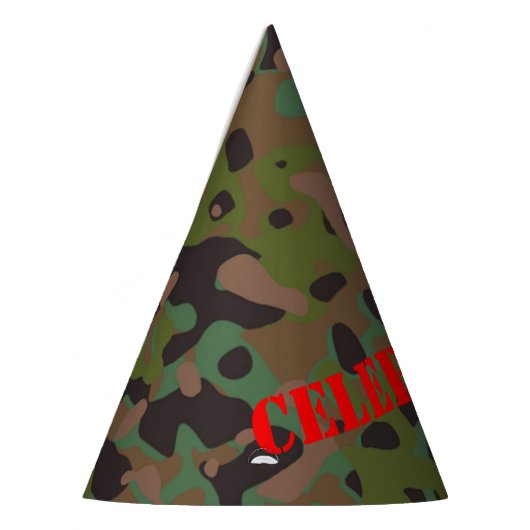 Soldier Joe GI Camouflage  Feesthoedjes (Links)