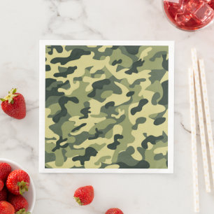 Soldier Joe GI Camouflage Party Napkins Servet