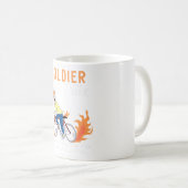 SOLDIER Like Riding Bike Cyclist Funny Koffiemok (Voorkant rechts)