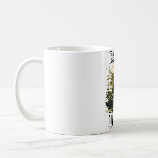 Soldier motif caution tank German tank weapon sold Koffiemok (Links)