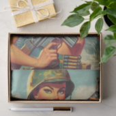  Soldier Pin-up Tissuepapier (Geschenk)