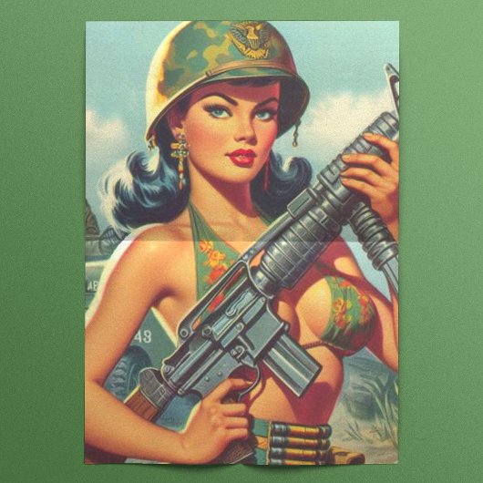  Soldier Pin-up Tissuepapier