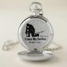 Soldier Pocket Watch: zilver