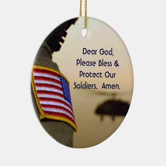 Soldier Prayer Ornament (Rechts)