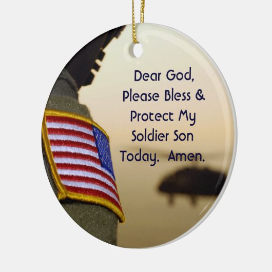 Soldier Prayer Ornament Son (Links)