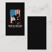 Soldier Proud Veterans Dag Amerikaanse vlag Visitekaartje (Voorkant / Achterkant)