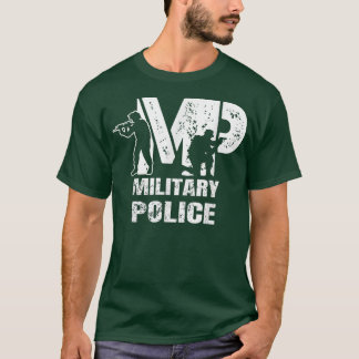 Soldier Retired Veteran MP Military Police Policem T-shirt