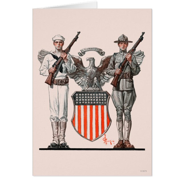 Soldier, Sailor en US Shield (Voorkant)