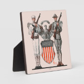 Soldier, Sailor en US Shield Fotoplaat (Voorkant)