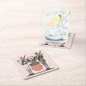 Soldier, Sailor en US Shield Kartonnen Onderzetters (Insitu)