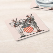 Soldier, Sailor en US Shield Kartonnen Onderzetters (Schuin)