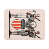 Soldier, Sailor en US Shield Magneet (Horizontaal)