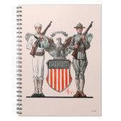 Soldier, Sailor en US Shield Notitieboek (Voorkant)