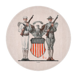 Soldier, Sailor en US Shield Snijplank