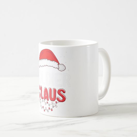 Soldier Santa Claus kerstcadeaukostuum Koffiemok (Voorkant rechts)