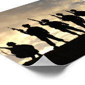 Soldier Silhouettes Poster (Hoek)