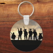 Soldier Silhouettes Sleutelhanger (Voorkant)