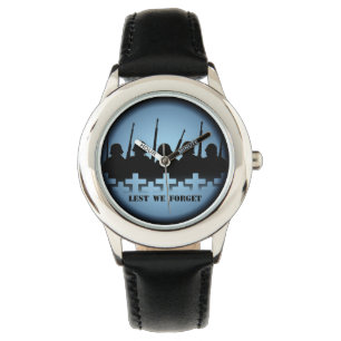 Soldier Tribute Watch Lest We vergeten Wrist Watch Horloge