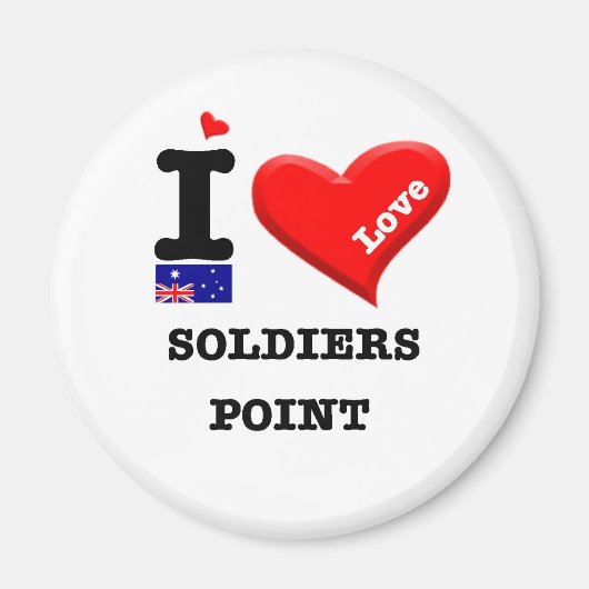 SOLDIERS PUNT - I Love Magneet (Voorkant)