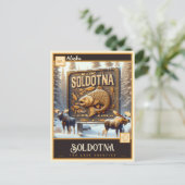 Soldotna, Alaska |  BRIEFKAART (Staand voorkant)