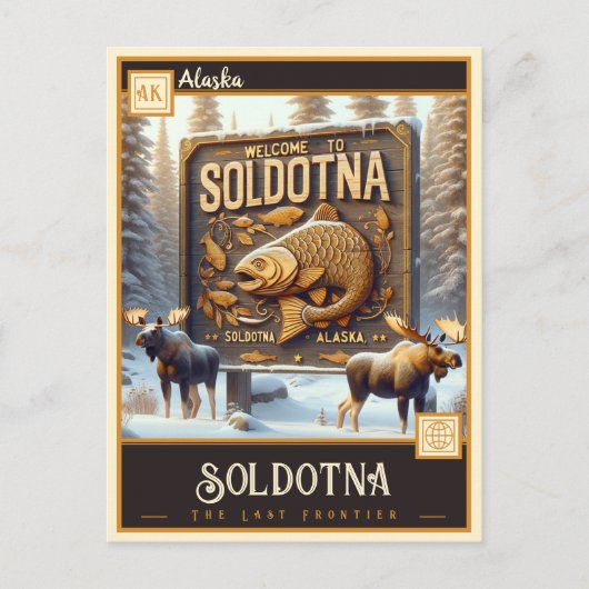 Soldotna, Alaska |  BRIEFKAART (Voorkant)