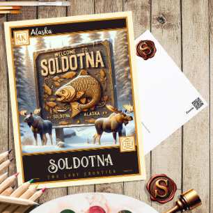 Soldotna, Alaska    BRIEFKAART