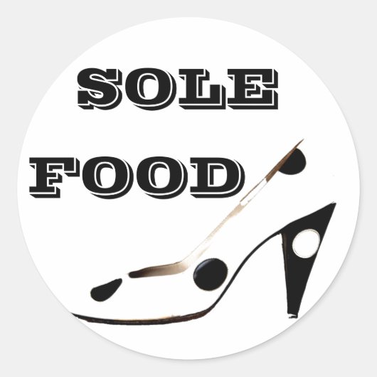 "Sole Food" schoen fanatieke stickers (Voorkant)