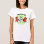 Sole Mates Funny Shoe Pun T-shirt (Voorkant)