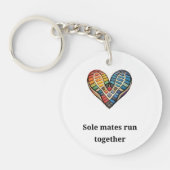 Sole mates run together sleutelhanger (Voorkant)